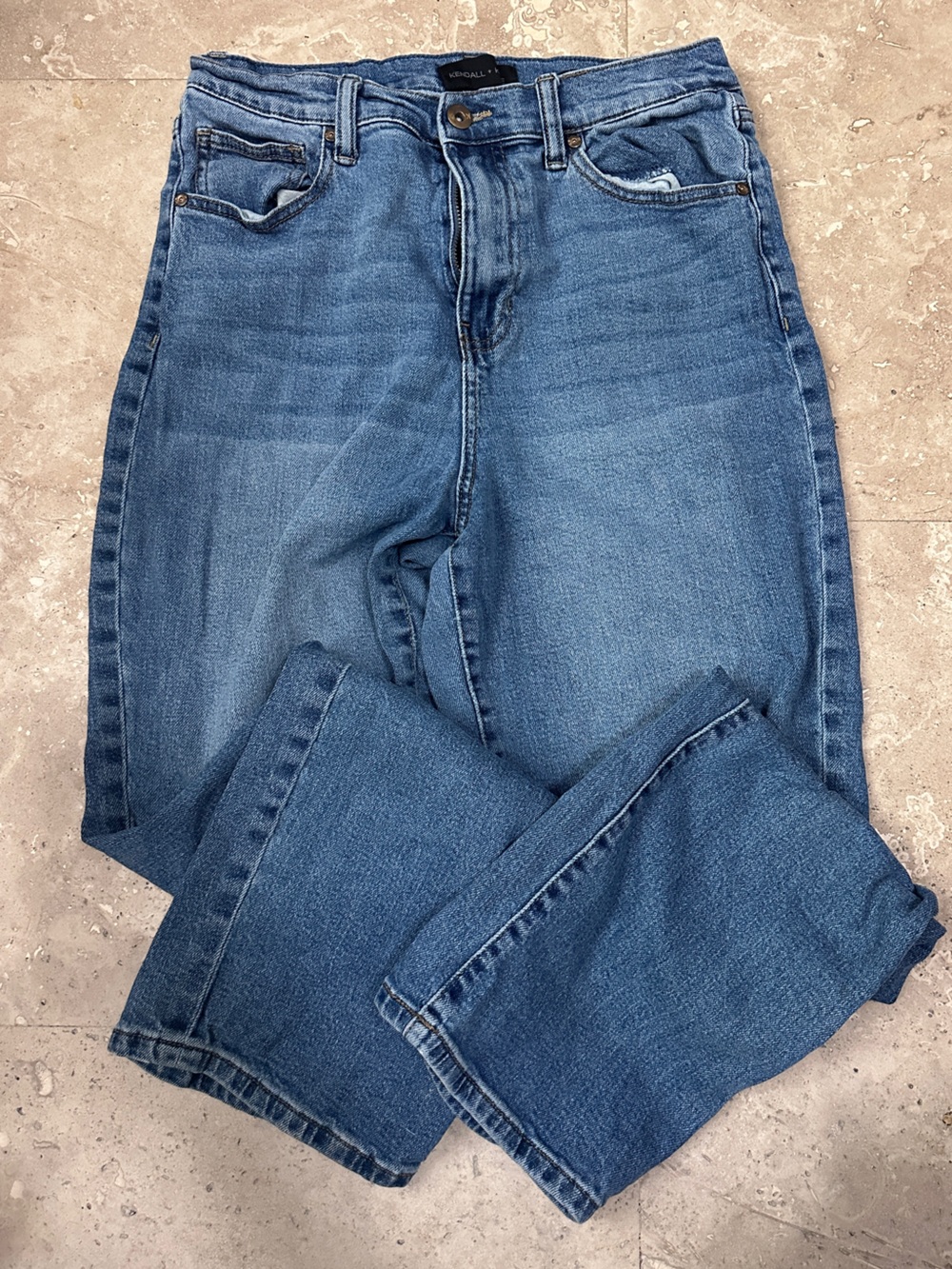 Kendall + Kylie high rise skater jeans